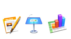 Dokumenty, tabulky a prezentace - Mac stylem